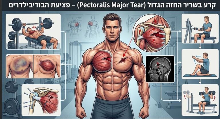 קרע בשריר החזה הגדול