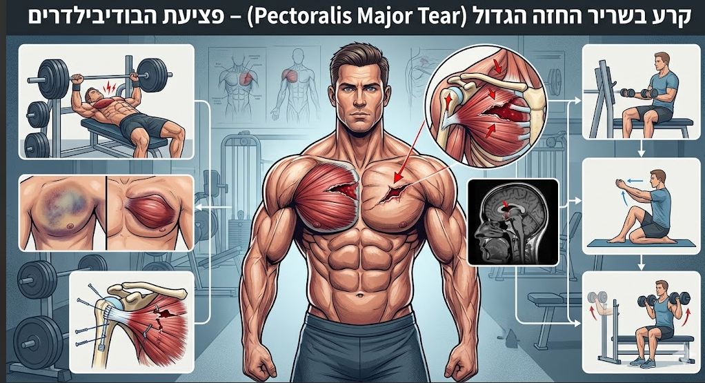 קרע בשריר החזה הגדול