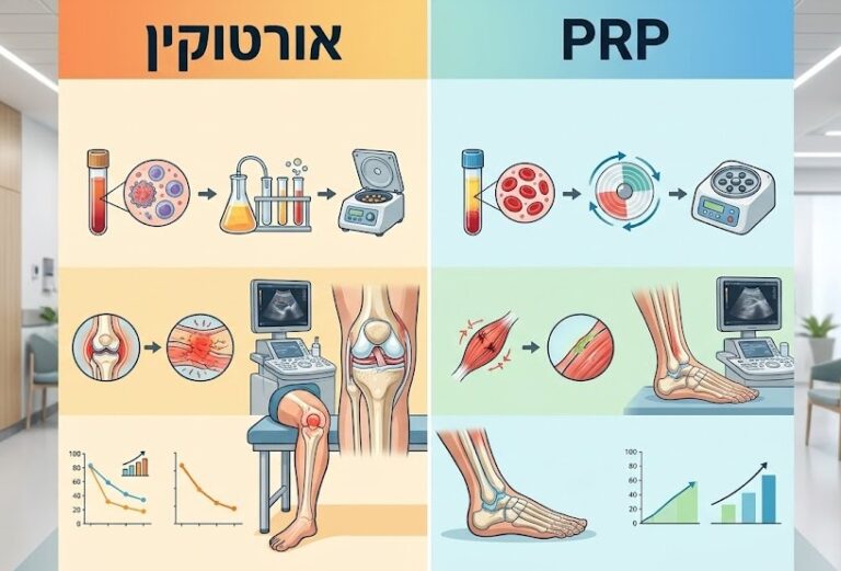 אורטוקין מול PRP - דר רשף